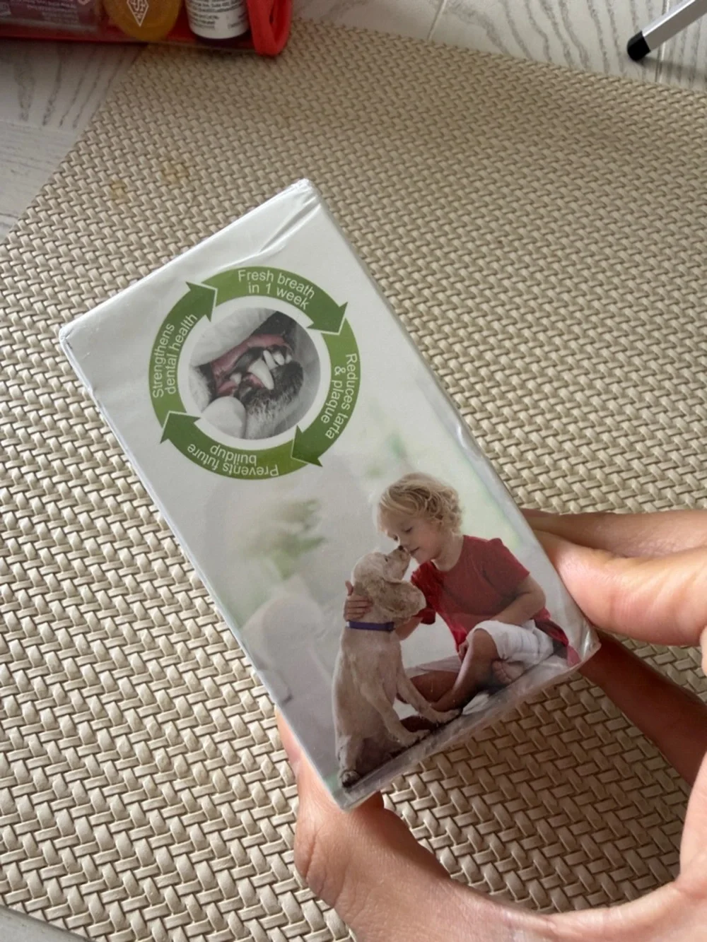 Dog Teeth Cleaning Powder - Green - Unbranded